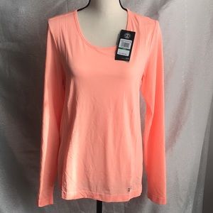 Under Armour Heat Gear Orange shirt Large
